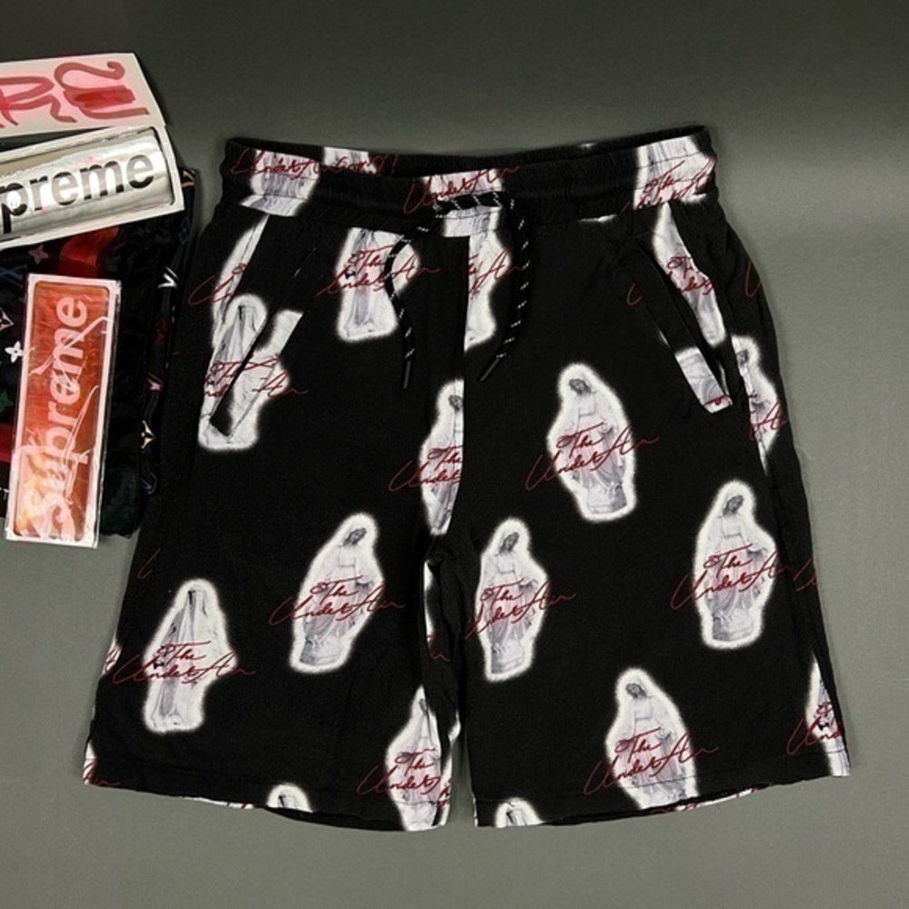 Mother Mary Allover Print Shorts